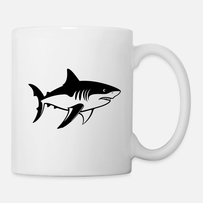 Hai - Tasse - Weiß