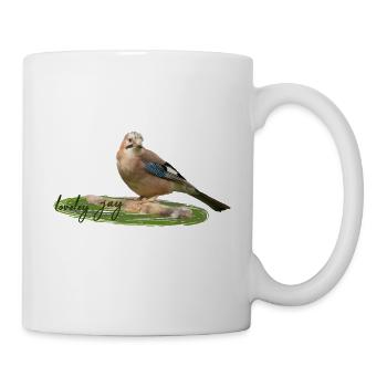 Eichelhäher - Tasse - Weiß - Rechts