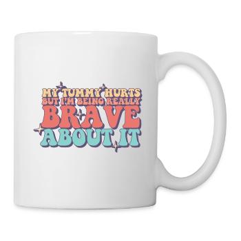 My Tummy Hurts Funny Lactose Intolerance Tummy - Mug - white - Right