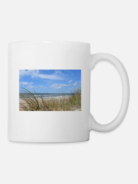 Am Strand - Foto - Tasse - Weiß