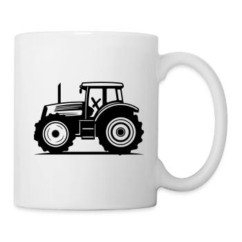 Traktor - Tasse - Weiß - Rechts