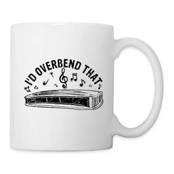 Französische Harfinisten und Harmonikaspieler - Tasse - Weiß - Rechts