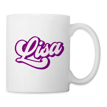 Lisa | Couleurs changeantes - Mug blanc - blanc - Droite