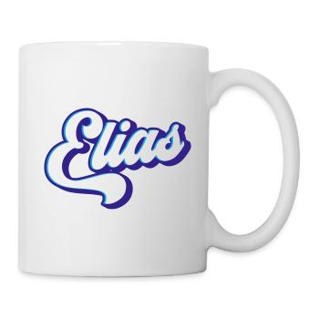 Elias | Farben änderbar - Tasse - Weiß - Rechts