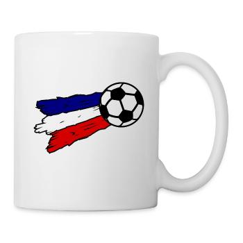 Les footballeurs des Pays-Bas - Mug blanc - blanc - Droite