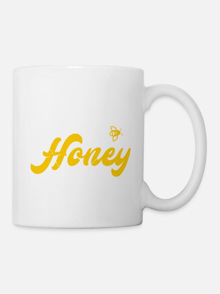 Zeig mir den Honig - Tasse - Weiß