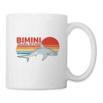 Bimini Bull Shark Diving - Mug - white - Right