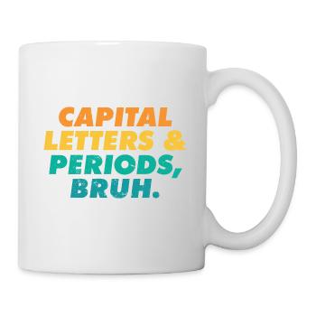 ELA Professeur Lettres et Périodes Bruh Grammaire - Mug blanc - blanc - Droite