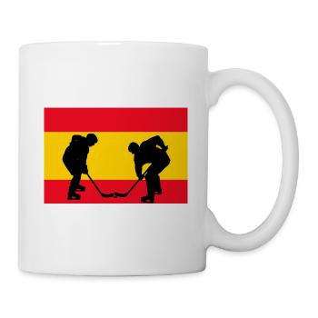 Drapeau de l’Espagne - Mug blanc - blanc - Droite