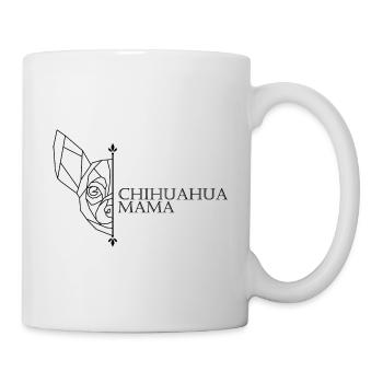 Chihuahua Mama Polygon - Tasse - Weiß - Rechts