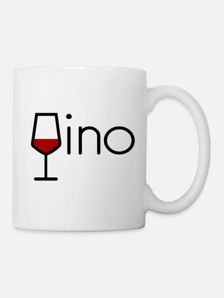 Vino - Tasse - Weiß