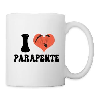 j aime parapente - Mug blanc - blanc - Droite