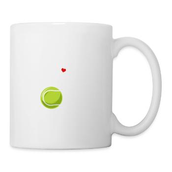 Mit Liebe fängt alles an - Tasse - Weiß - Rechts