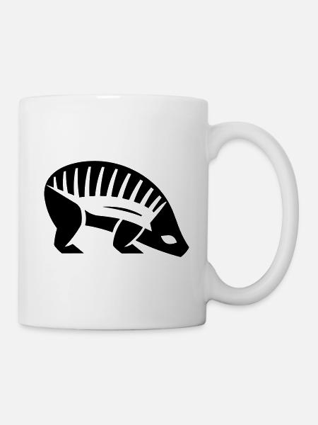 Gürteltier - Tasse - Weiß