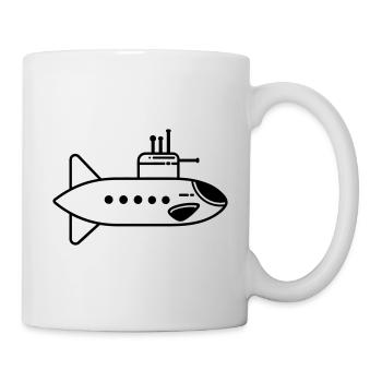 U-Boot-Boot - Tasse - Weiß - Rechts