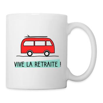 RETIREMENT. HAPPY RETIREMENT. HAPPY RETIREMENT - Mug - white - Right