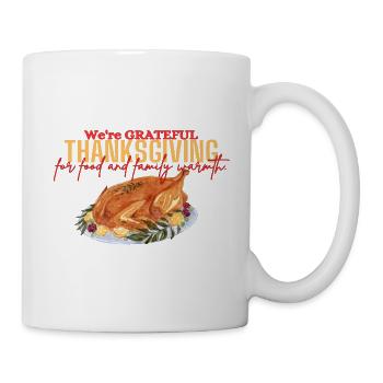 Thanksgiving Grateful - Mug - white - Right
