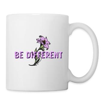 BE DIFFERENT – Purple Lilies Flowers Garden - Mug - white - Right