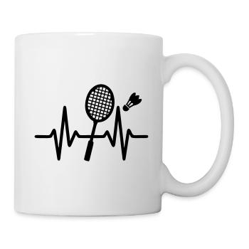 Badminton Racket Badminton Motif - Mug - white - Right