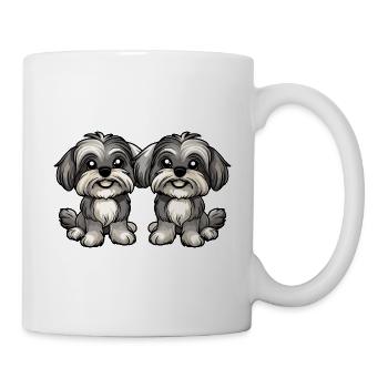 Havanese Dog Comic - Mug - white - Right