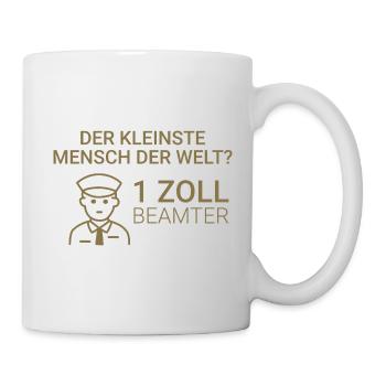 Der kleinste Mensch der Welt? 1 Zoll Beamter - Tasse - Weiß - Rechts