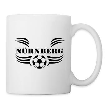 Nürnberg , Fußball , Leidenschaft (25) - Tasse - Weiß - Rechts