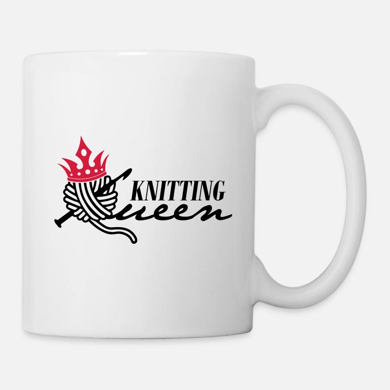 tricot Reine - Mug blanc - blanc