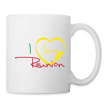 i love reunion - Mug blanc - blanc - Droite