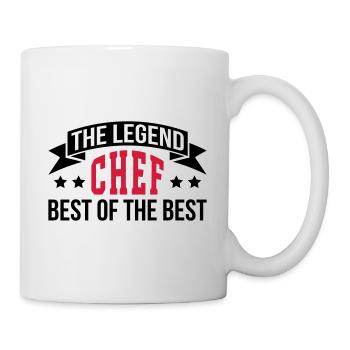 The Legend Chef - Mug blanc - blanc - Droite
