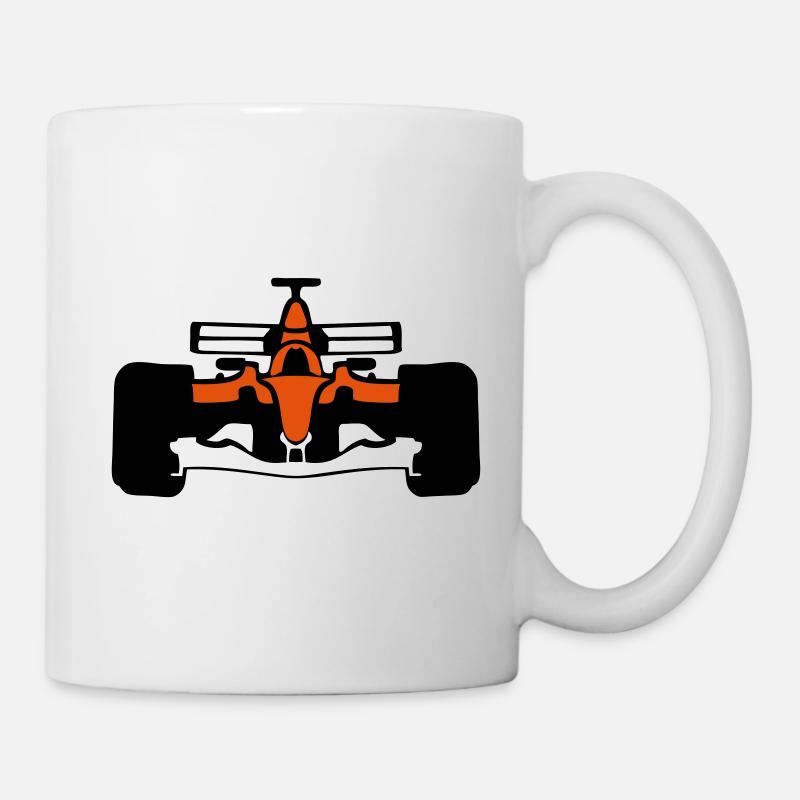 race car 1072 - Mug - white