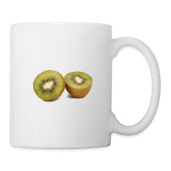 Kiwi - fresh kiwi fruit - Mug - white - Right