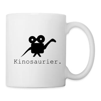 lustig nerd geek, geschenkidee, Kinosaurier - Tasse - Weiß - Rechts