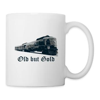 Alter Zug - Zug T-Shirt - Tasse - Weiß - Rechts
