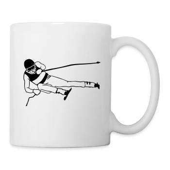 ski - alpine - apres - abfahrt - Tasse - Weiß - Rechts