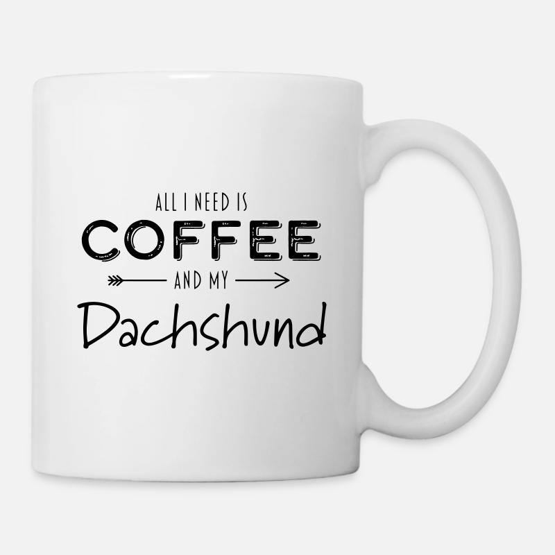 Dachshund Dachshund Coffee Lifestyle - Mug - white