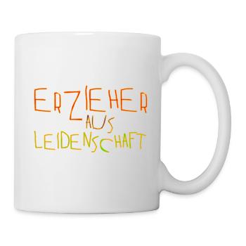 Erzieher aus Leidenschaft - Tasse - Weiß - Rechts