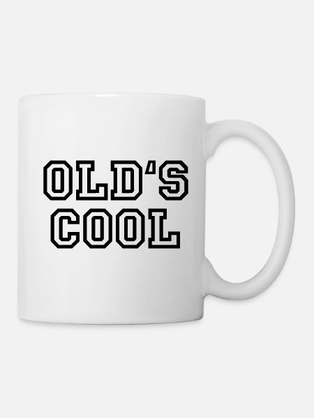 old's cool - Tasse - Weiß