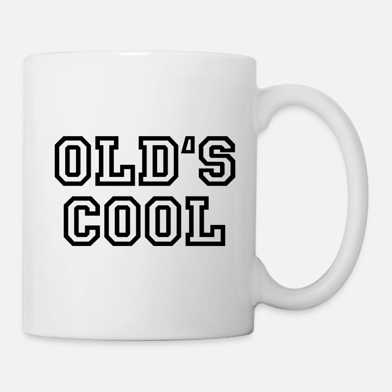 old's cool - Tasse - Weiß