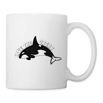 SAVE THE ORCAS - Tasse - Weiß - Rechts
