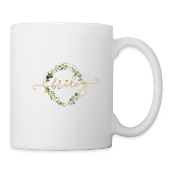 Bachelorette party Greenery Team Bride 1 - Mug - white - Right