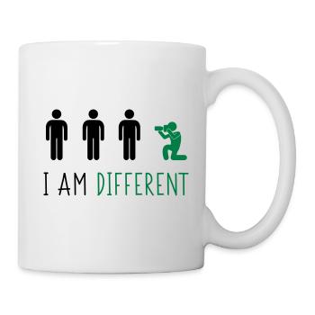 je suis photographe différent - Mug blanc - blanc - Droite