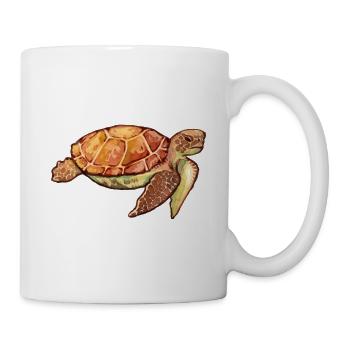 Turtle (watercolor) - Mug - white - Right