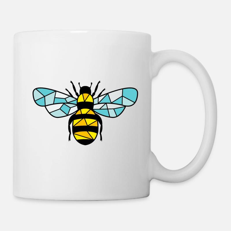 Biene - Tasse - Weiß