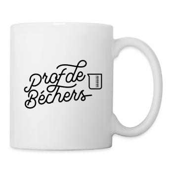 Prof de béchers - Prof de Physique-chimie - Mug blanc - blanc - Droite