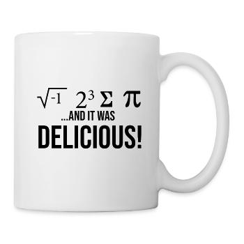 T-shirt Pi. Phi days - Mug blanc - blanc - Droite