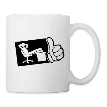 work office chill thumb - Mug - white - Right