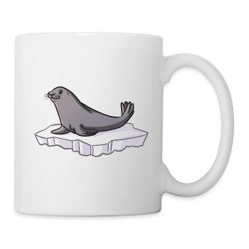 Niedliche Robben Kindergeschenke Arktische Tiere - Tasse - Weiß - Rechts