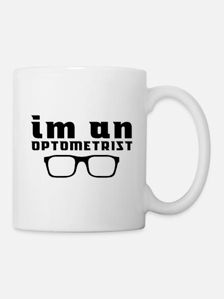 Optiker Augenoptiker Optik Optometrie Optometrist - Tasse - Weiß