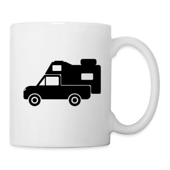 Camper Pickup Camper Residential Cabin Settling Cabin - Mug - white - Right