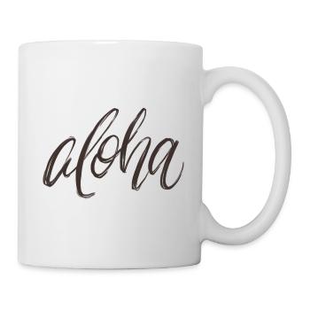 Aloha Proverbe - Mug blanc - blanc - Droite